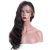 KUN Hair Body Wave Human Hair Wig 360 Lace Front Wigs Human Hair Pre Plucked Lace Wigs with Baby Hair 150% Density Brazilian Virgin Human Hair 360 Lace Frontal Wig for Women Natural Color 16 Inches