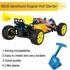 logyues Blue Upgrade Parts Aluminum Alloy RC Car Pull Starter for R020 Vertex 18 Nitro Engine