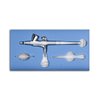 Pinkiou Mini Airbrush Makeup Spary Gun 0.4mm Needle Air Brush For Nail Temporary Tattoo (single gun)
