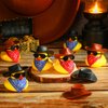 36 Set Cowboy Rubber Duck Mini Yellow Duckies Bath Party Toy Tiny Ducks Bathtub Toy with Cowboy Hat Paisley Bandanas Sunglasses for Summer Baby Shower Birthday Swimming Party (Vintage Style)