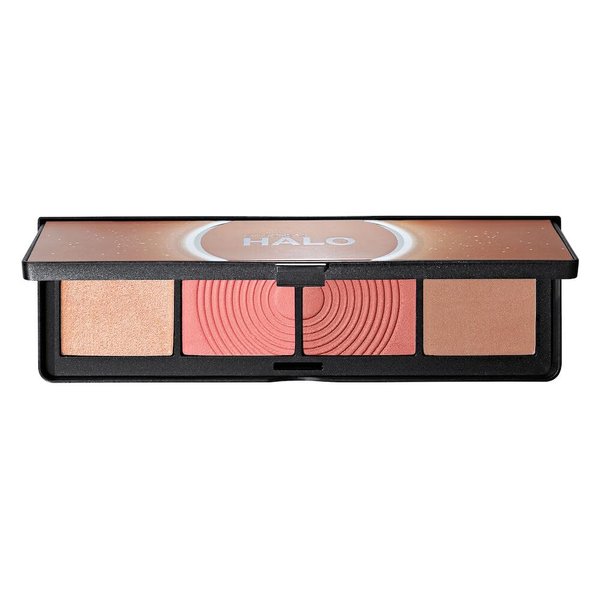 Smashbox Halo Sculpt + Glow Face Palette With Vitamin E - All-In-One Blush, Highlighter, & Bronzer Palette, Back To Cali