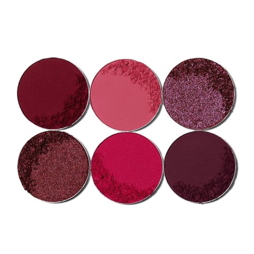 Juvia's Place Mauves, Deep Pinks, and Perfect Berry Eyeshadow Palette - Professional Eye Makeup, Pigmented Eyeshadow Palette, Makeup Palette for Eye Color & Shine, Pressed Eyeshadow Cosmetics, Shades of 6