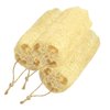 YJLPHH 5" Natural Loofah Exfoliating Body Sponge Scrubber for Skin Care in Bath Spa, Natural Loofah Sponge Pack of 3