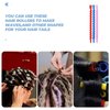 Healeved 20PCS Plastic Spiral Hair Perm Rods Barber Hairdressing Hair Rollers Perm Rod Spiral Hair Roller Hairdressing Styling Curling Perm Rod