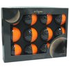 Nitro Eclipse Golf Balls, Black/Tangerine