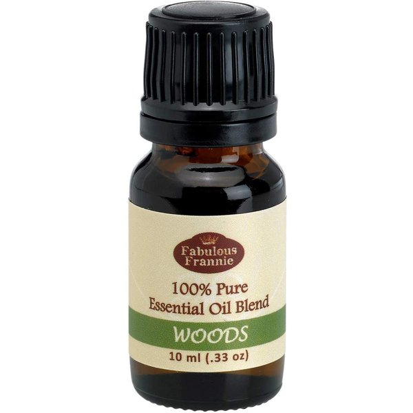 Fabulous Frannie Woods Essential Oil Blend 100% Pure, Undiluted Essential Oil Blend Grade - 10 ml A perfect blend of Cedarwood, Cypress and Pine Essential Oils