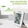 Urageuxy Indoor Outdoor Thermometer Wireless Digital Thermometer with Indoor and Outdoor Temperature Display for Home Room Monitoring