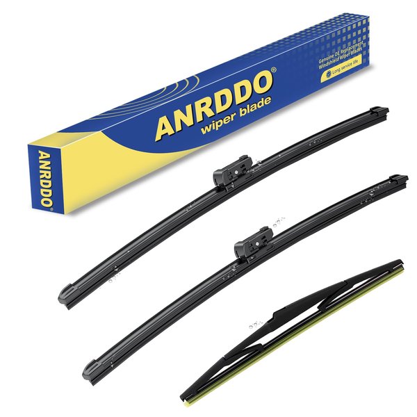 3 wipers Replacement for Mazda CX-5 CX-9 2017 2018 2019 2020 2021 2022 CX5 CX9 -Original Equipment Windshield Wiper Blades Set 24"+18"+14" (Set of 3) Top Lock
