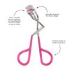 Tweezerman Pink Great Grip Eyelash Curler, Plastic, Includes 3 Replacement Pads