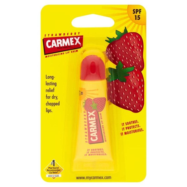 Carmex Strawberry Tube - (Pack of 2)