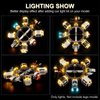 DALDED LED Lighting Kit for Lego City Modular Space Station, LED Light Compatible with Lego 60433 Building Block Models (Light Control Version)