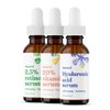 ASUTRA Serum Variety Set (3pk) | Includes 20% Vitamin C + 2.5% Retinol + Hyaluronic Acid Serums