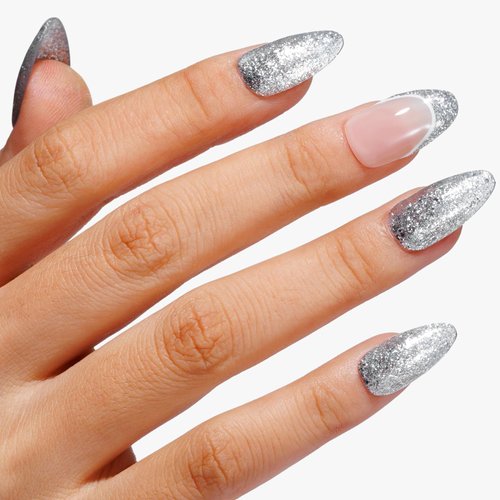 Gellen Gel Nail Polish - 18ml Silver Glitter Gel Polish Soak Off UV Led Nail Polish Manicure Nail Art Salon Home Christmas,0.63 OZ