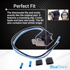 BlueStars Ultra Durable 5303918214 Refrigerator Defrost Thermostat Kit - Exact Fit for Frigidaire Kenmore Electrolux Refrigerators - Replaces 75303918214 892545 AP2150145 PS469522