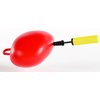 AppleRound Dual Action Hand Air Pump for: Gym Ball, Exercise Ball, Hippity Hop Bouncer, Hopper Balls, Inflatable Bouncing Horse (Pack of 1)