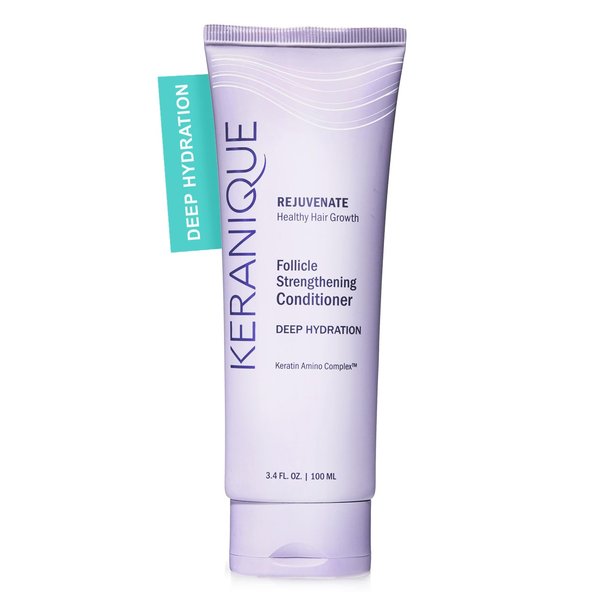 Keranique Hydrating Deep Conditioner for Dry Damaged Hair - Deep Hydration Hair Conditioner for Women with Keratin - Intense Hydrator for Repairing Natural Moisture on Dry, Frizzy, Thin, Damaged Hair