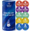 Shower Steamers Aromatherapy, 10-Pack Shower Bombs, Easter Basket Stuffers for Men or Women, Organic Lavender Mint Grapefruit Lemon Eucalyptus Oils, Birthday Gifts for her Girlfriend Wife Mom
