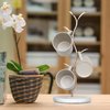 Coffee Mug Holder,Mug Rack Countertop,Leaf Shaped Mug Tree for Counter,Coffee Tea Cup Mug Holder Stand for Countertop,Perfect Coffee Bar Accessory & Kitchen Home Organizer Gold (Mug Not Included)