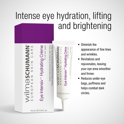 WILMA SCHUMANN Eye Intensiv Hydrating Crème - Hydrating Face Moisturizer to Reduce Fine Lines and Wrinkles - Eye Cream, 0.5OZ/15ML - Luxury Skin Care