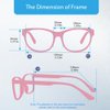 Firmoo Blue Light Blocking Glasses, Anti Eyestrain Computer Glasses, Round Tortoise Shell Metal Eyewear Frames for Women/Men(+0.00)