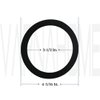 VARNAHOME O-Ring Strainer Gasket Set, 2 EPE O-Ring Gasket, 1 Rubber Seal Ring and 1 Paper Washer Fits for 3-1/2 Inch VARNAHOME Kitchen Sink Drain