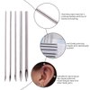 Ear Nose Piercing Needles - TC Mix body piercing needles 12g.14g.16g.18g.20g Individualized Package for Piercing Needle Supplies Piercing Kit (50 MIX)