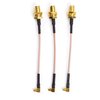 Readytosky FPV Antenna Extension Cable 90 Degrees MMCX to SMA Female Antenna Adapters(3PCS)