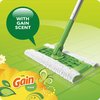Swiffer Sweeper Dry Sweeping Pad Refills, Hardwood Floor Mop Cleaner Cloth Refill, Gain Scent, 32 Count
