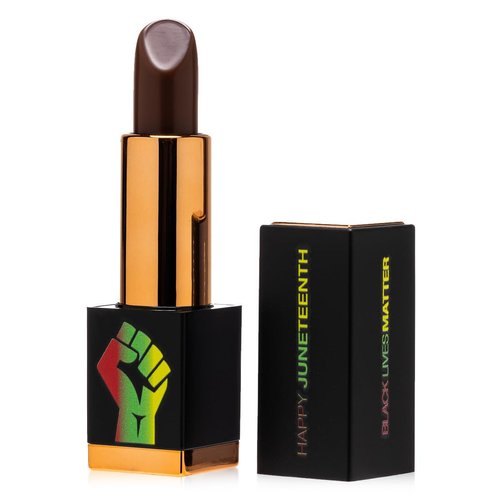 Kandi Koated Commemorative Juneteenth Lipstick - Special Edition Creamy Matte Lipstick Burruss | Creamy Texture, Rich Color, Paraben-Free, Cruelty-Free | Luxury Packaging | Beauty & Makeup