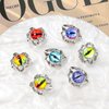 30pcs 3D Nail Charms, Devil Eye Nail Art Rhinestones Gothic Cool Eye Shape Nail Art Alloy Diamond Crystal Jewels Stones for 3D Nail Art Decoration