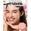 MILKTOUCH Touch My Cheek in Bloom Blush Sunshine Peony | Face Blushes Compact Powder Makeup | Shimmer Powder Blush Oil Absorbing Powder Compact | Face Powder for Oily Skin Korean Blush (0.18 oz)