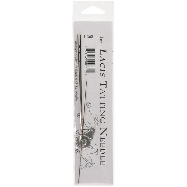 Lacis LB68 Tatting Needle Set, 3-Pack