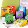 24 Pack Hero Party Gift Bags with Hero Theme Stickers Hero Theme Goodie Bags Hero Party Favor Treat Bags for Kids Hero Theme Birthday Party Decorations