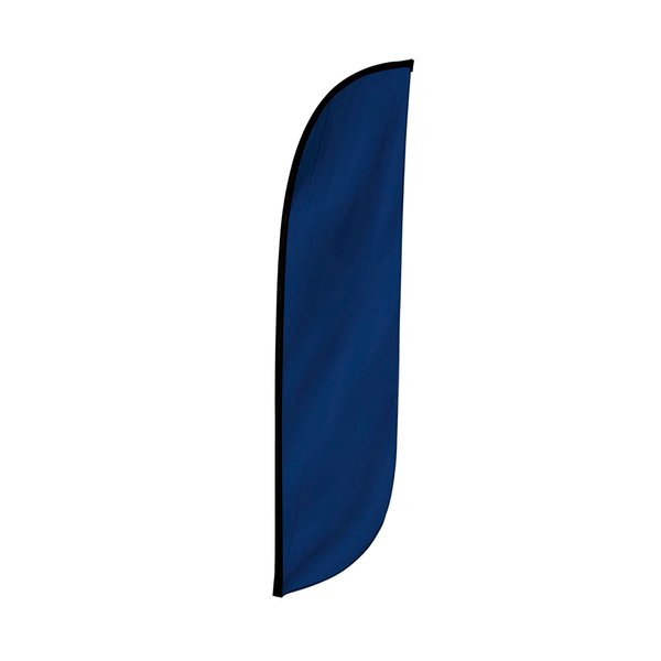 LookOurWay Feather Flag - 12ft Tall Advertising Flag Banner for Business and Events Promotion - Flag Only - Solid Colored, Blue (10M1200060)