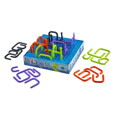 BlockNess Board Game - Family or Adult Strategy Game for 2 to 4 Players. Recommended for Ages 8 & Up