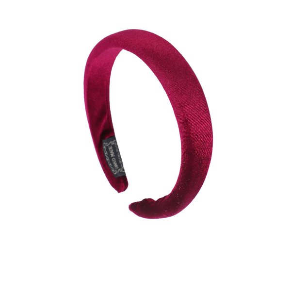 Burgundy Padded Headband for Women and Girls- Hair Styling Accessories Fashion Hairband
