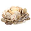 Mud Pie 498B002 Oyster Shell Votive Holder 3 1/4" x 7"