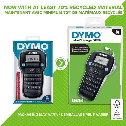 DYMO Label Manager 160 Hand-Held Label Maker, 160 Count (1790415)