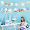 Ocean Sea Animals Party Door Signs Under The Sea Party Hanging Decorations Ocean Animals Birthday Banners for Sea Theme Baby Shower Supplies