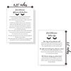 Lash Extension Aftercare Instruction Cards for Clients | Post Card Size 4.25 x 5.5” inches | 30 pack | Minimalist Black and White for Lash Artist Techs Client Business Cards