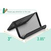 Mr. Pen- Metal Mesh , 3 Pack, Black, Card Holder for Desk Business Cards, Desk Card Holder, Business Card Stand, Business Card Display, Card Holder for Office