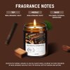 Premium Palo Santo Aromatherapy Candles - 100% Natural Soy Wax for Clean Burning, Relaxing & Purifying Scent, Hand-Poured, Eco-Friendly, Perfect for Meditation, Stress Relief & Home Decor - 8 oz
