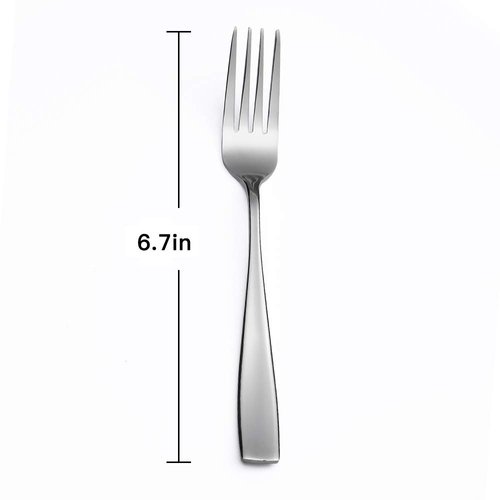 Eslite Staintess Steel Salad Forks Set,6.7-Inch,12-Piece