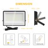 Onforu 100W Flood Lights Outdoor, 8900lm Bright LED Work Light with Plug, 6500K Daylight White LED Flood Light Outdoor, IP66 Waterproof Security Lights Yard Lights for Yard Garage Stadium 2 Pack