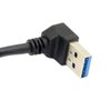 chenyang USB C to USB 3.0 90 Degree UP Angled Data Extension Cable for Tablet Mobile Phone Hard Disk Drive