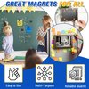 Grtard 50Pack Small Magnets for Crafts with Adhesive Backing, 5 Different Size, Strong Round Circle Magnets Ceramic Industrial Magnets, Flat Ferrite Craft Magnets for Refrigerator, Button, Hobbies