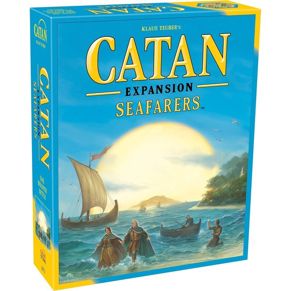 CATAN Seafarers Board Game Expansion - Explore, Settle, and Conquer New Isles! Strategy Game, Family Game for Kids and Adults, Ages 10+, 3-4 Players, 60 Minute Playtime, Made Studio