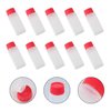 Happyyami 100pcs Disposable Seasoning Containers Food-grade Plastic Condiment Bottles for Sauces Vinegar and More Lightweight Portable Easy to Use for Home and Takeaway