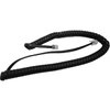 The VoIP Lounge Replacement 9 Foot Black Handset Receiver Curly Coil Cord for Shoretel Mitel IP Phone 110 115 210 212 230 230G 265 420 480 480G 485 565 560 530 560G 565G 655