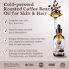 Bella Terra Oils - Roasted Coffee Bean Oil 16oz - Bask in the Richness of Coffee Bean Oil for Skin, Infused with Vitamin E, The Pinnacle of Skin Nourishment